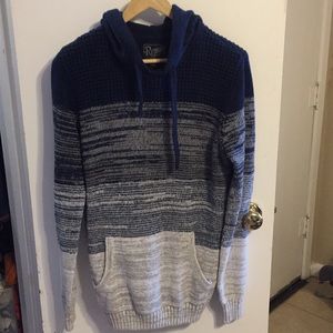 Retrofit Knit Pullover Hoodie